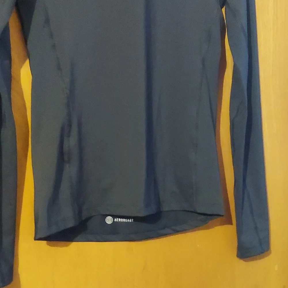 Adidas Men's Techfit Performance Long-Sleeve Training T-Shirt - Legend Ink - Picture 3 of 6